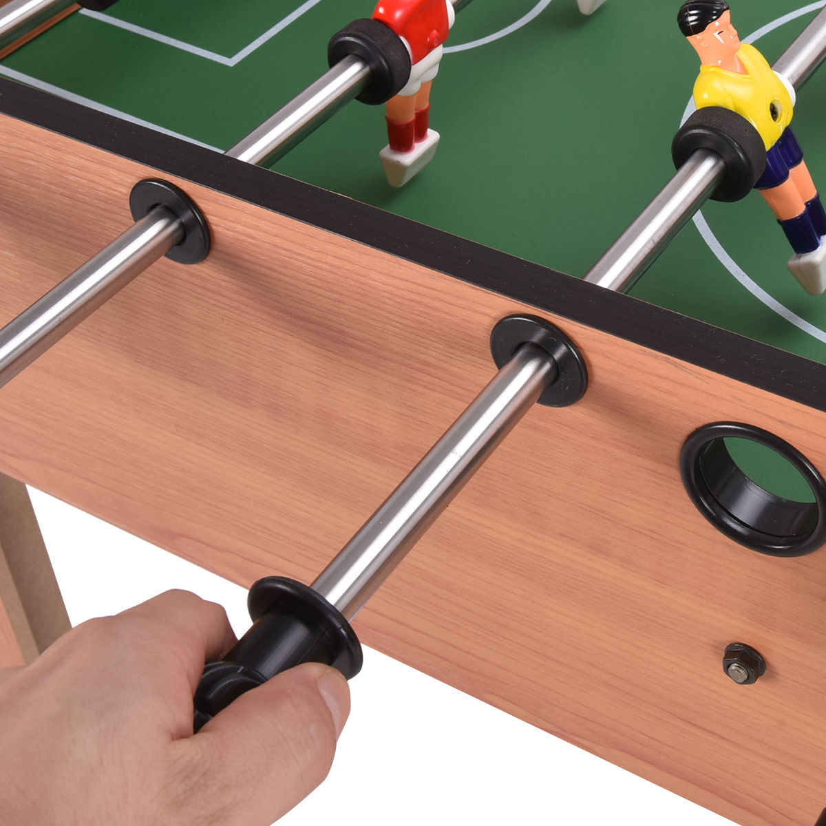 37 Inch Indoor Competition Game Football Table, Brown Game Room at Gallery Canada