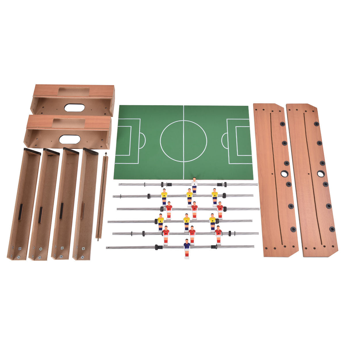 37 Inch Indoor Competition Game Football Table, Brown Game Room at Gallery Canada