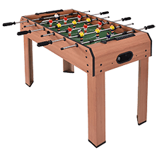37 Inch Indoor Competition Game Football Table, Brown Game Room at Gallery Canada