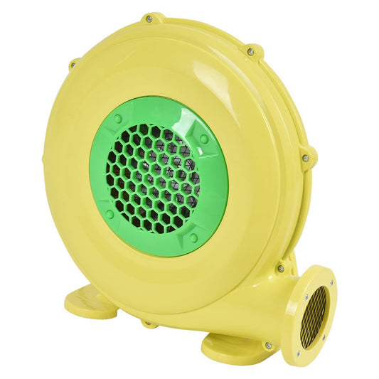 480 W 0.6 HP Air Blower Pump Fan for Inflatable Bounce House, Yellow - Gallery Canada