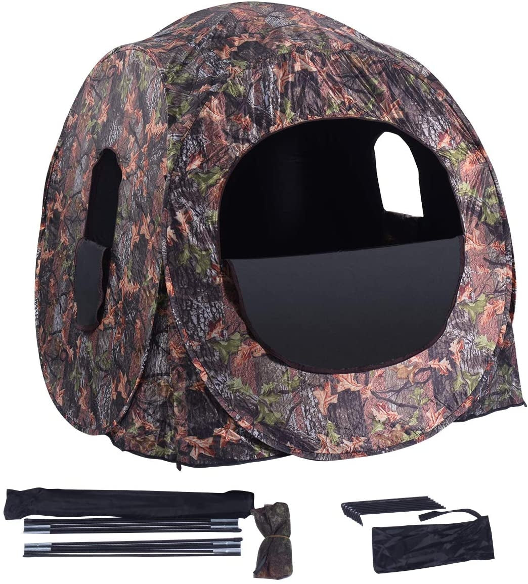 Portable Pop up Ground Camo Blind Hunting Enclosure Tents at Gallery Canada