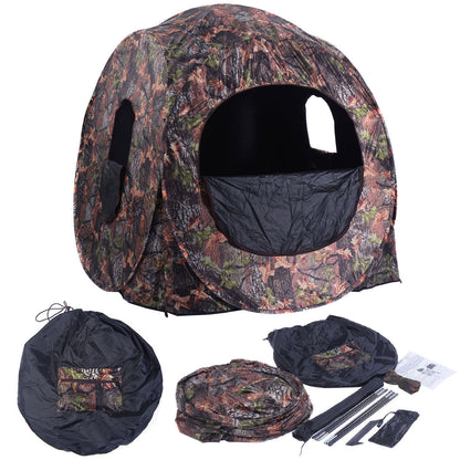 Portable Pop up Ground Camo Blind Hunting Enclosure Tents at Gallery Canada