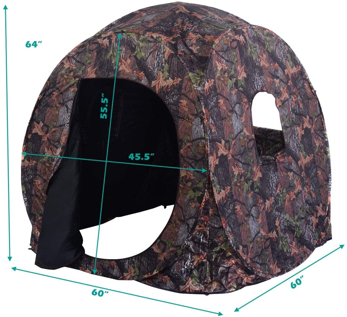 Portable Pop up Ground Camo Blind Hunting Enclosure Tents at Gallery Canada