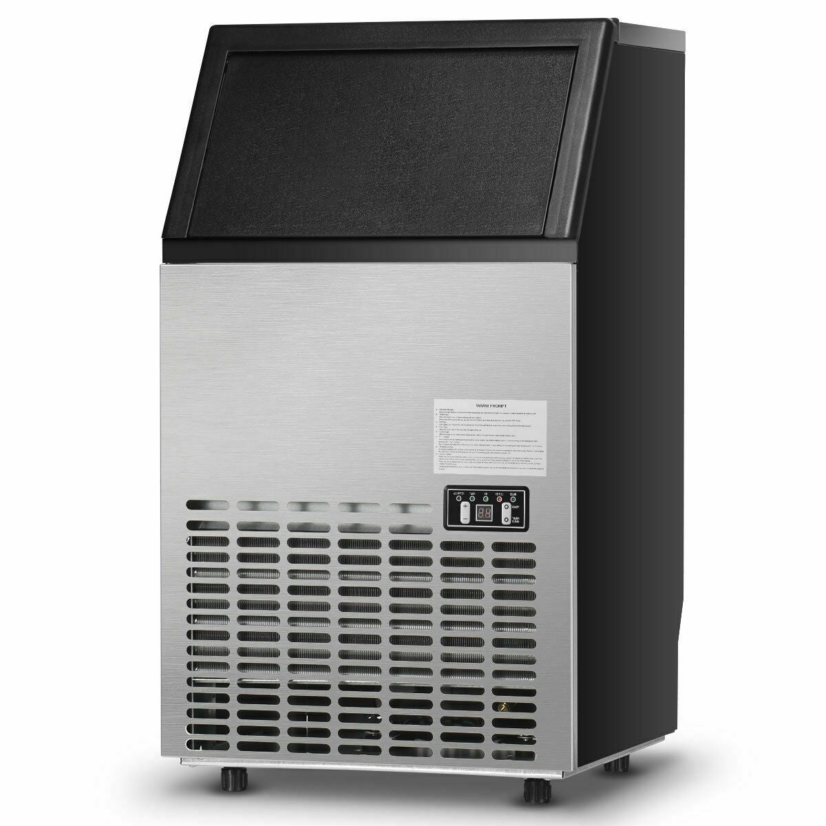 Portable Built-In Stainless Steel Commercial Ice Maker, Black Ice Makers at Gallery Canada