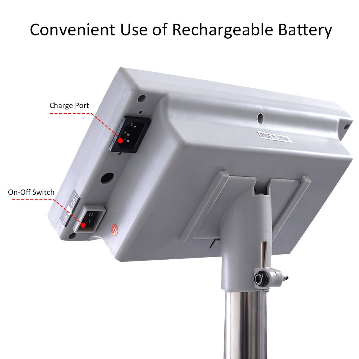 660 lbs Weight Computing Digital Floor Platform Scale, White Kitchen Tools at Gallery Canada