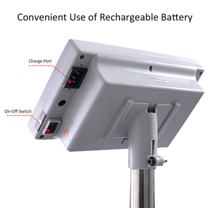 660 lbs Weight Computing Digital Floor Platform Scale, White Kitchen Tools at Gallery Canada