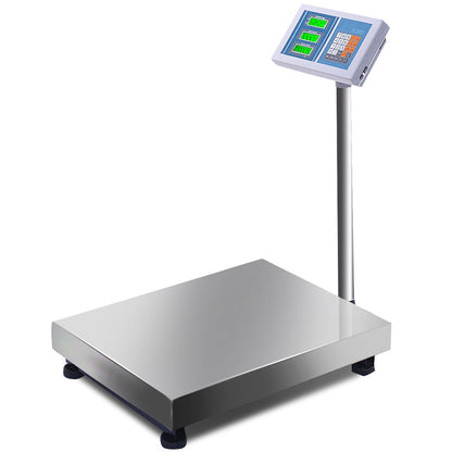 660 lbs Weight Computing Digital Floor Platform Scale, White Kitchen Tools White at Gallery Canada