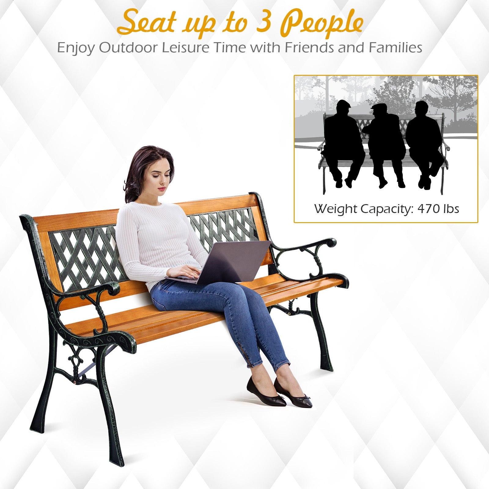 Outdoor Cast Iron Patio Bench Outdoor Benches at Gallery Canada