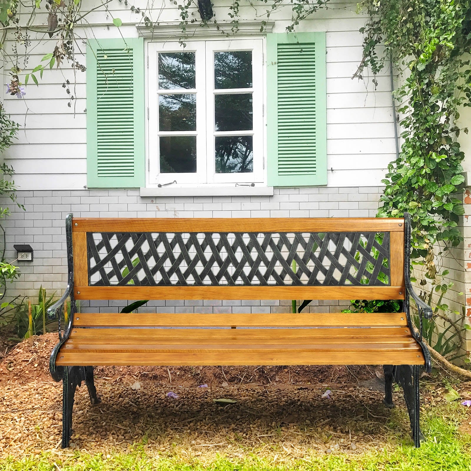 Outdoor Cast Iron Patio Bench Outdoor Benches at Gallery Canada