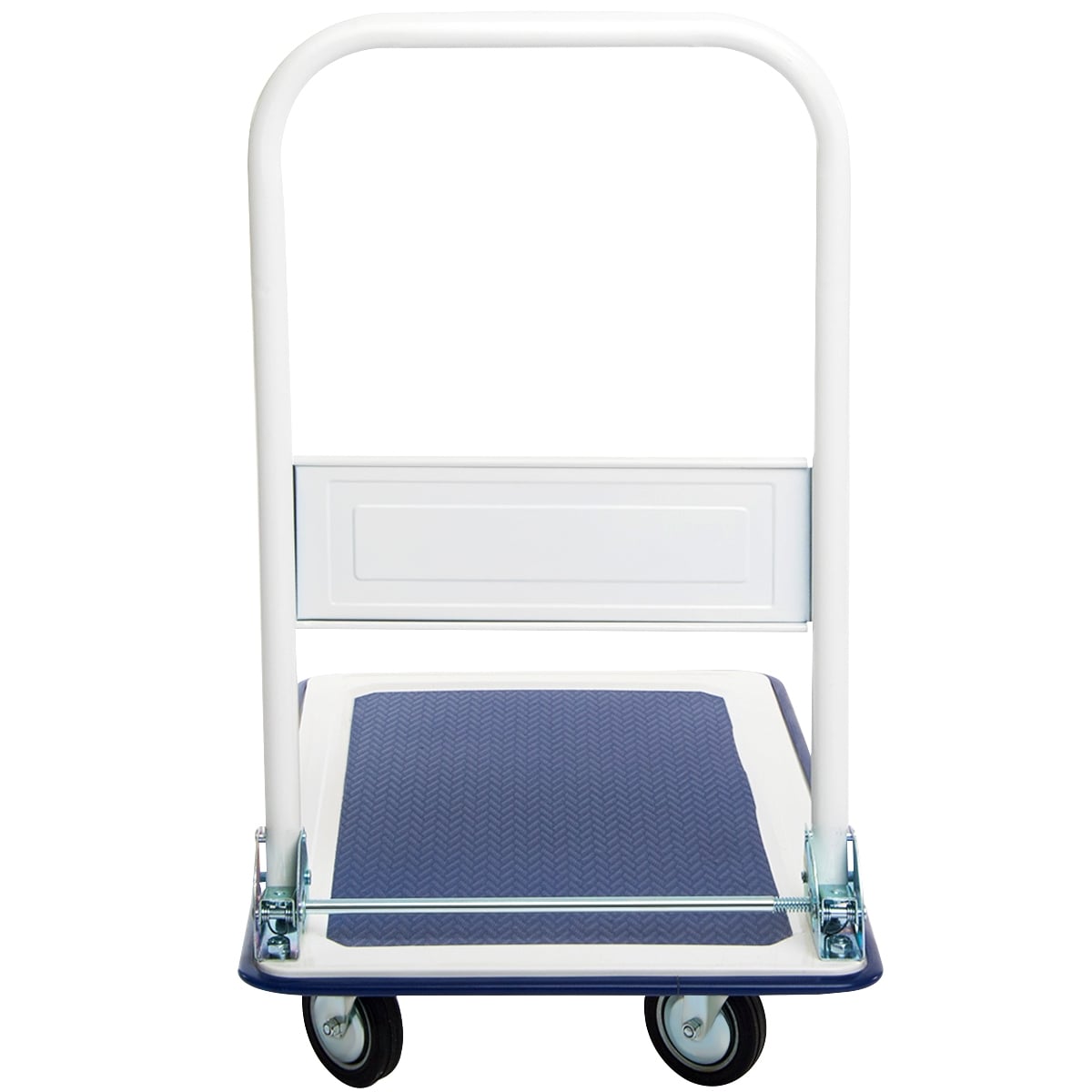 330 lbs Platform Cart Dolly Foldable Warehouse Push Hand Truck, Light Blue Garages at Gallery Canada