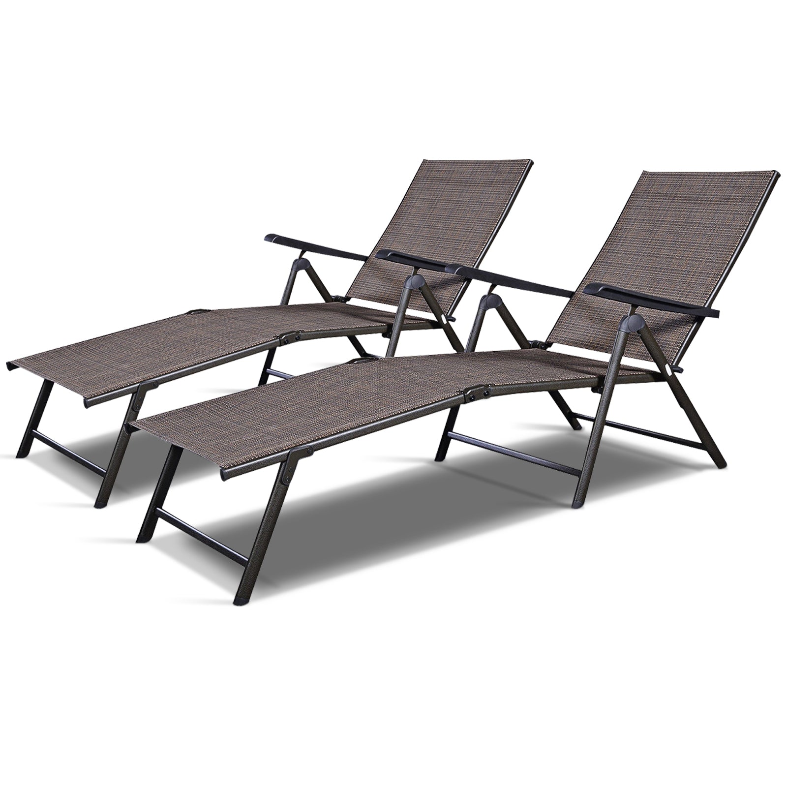 Adjustable outdoor patio pool chaise lounge, Brown Outdoor Chaise Lounges at Gallery Canada