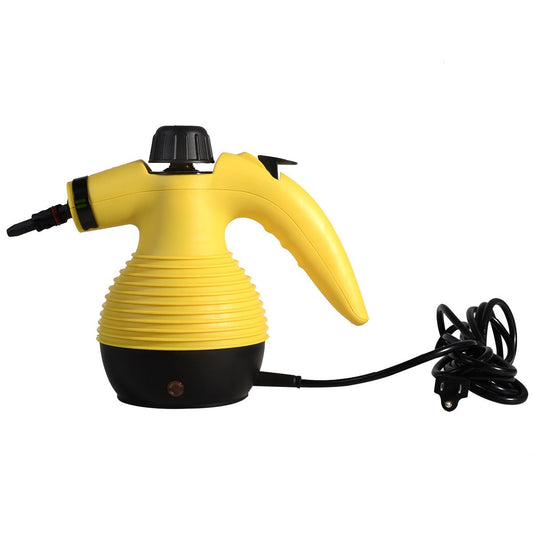 1050W Multi-Purpose Handheld Pressurized Steam Cleaner, Yellow - Gallery Canada
