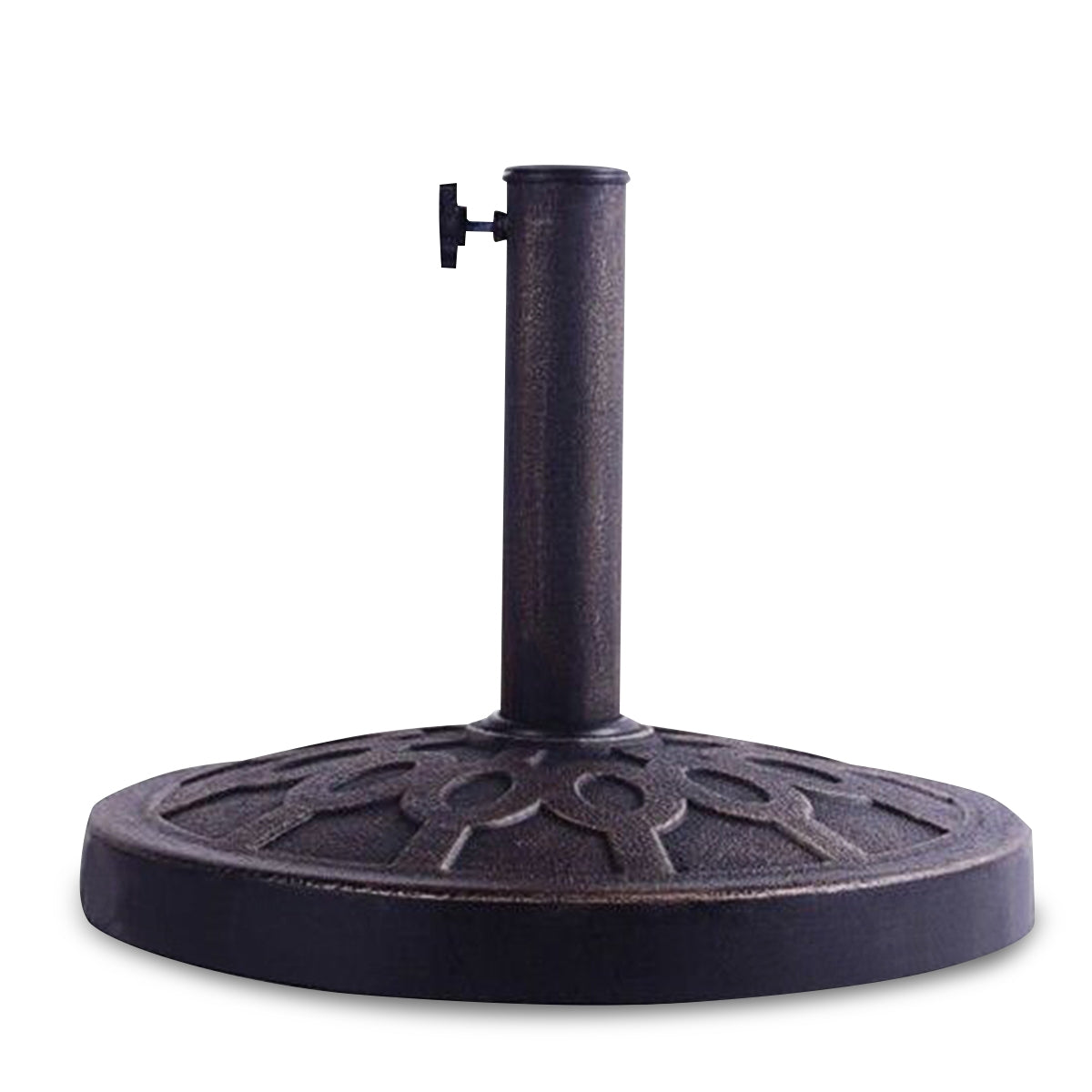 30lbs 18 Inch Heavy Duty Outdoor Patio Umbrella Base, Bronze