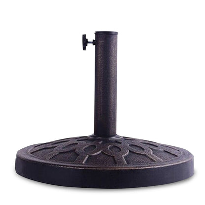 30lbs 18 Inch Heavy Duty Outdoor Patio Umbrella Base, Bronze Outdoor Umbrella Bases at Gallery Canada