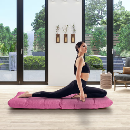 14-Position Adjustable Folding Gaming Sofa, Pink Floor Chairs at Gallery Canada