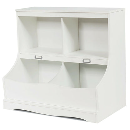 3-Tier Kids Bookcase Storage Organizer, White Kids Storage at Gallery Canada