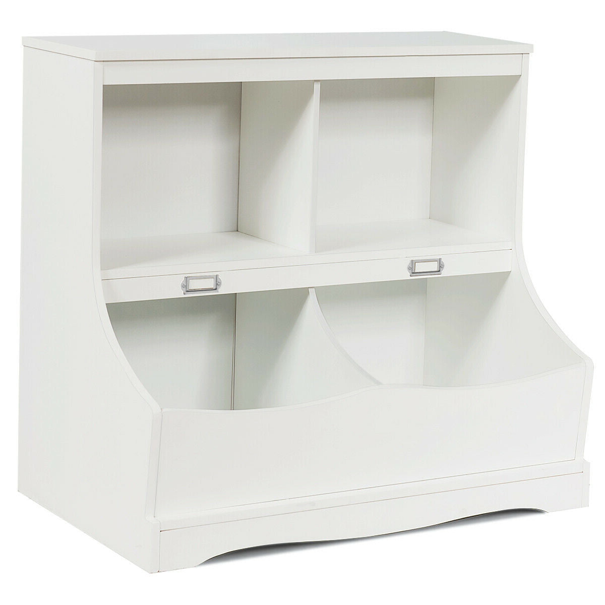 3-Tier Kids Bookcase Storage Organizer, White Kids Storage White at Gallery Canada