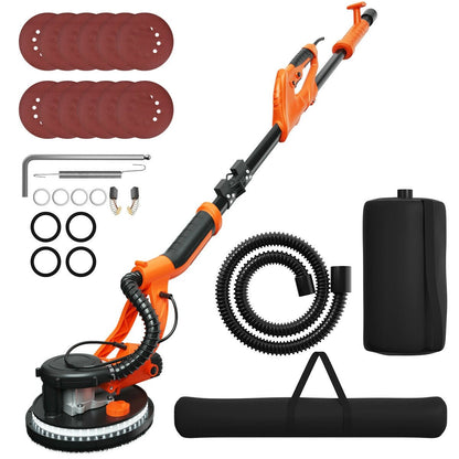 Electric Foldable Drywall Sander 750W Variable Speed, Orange at Gallery Canada