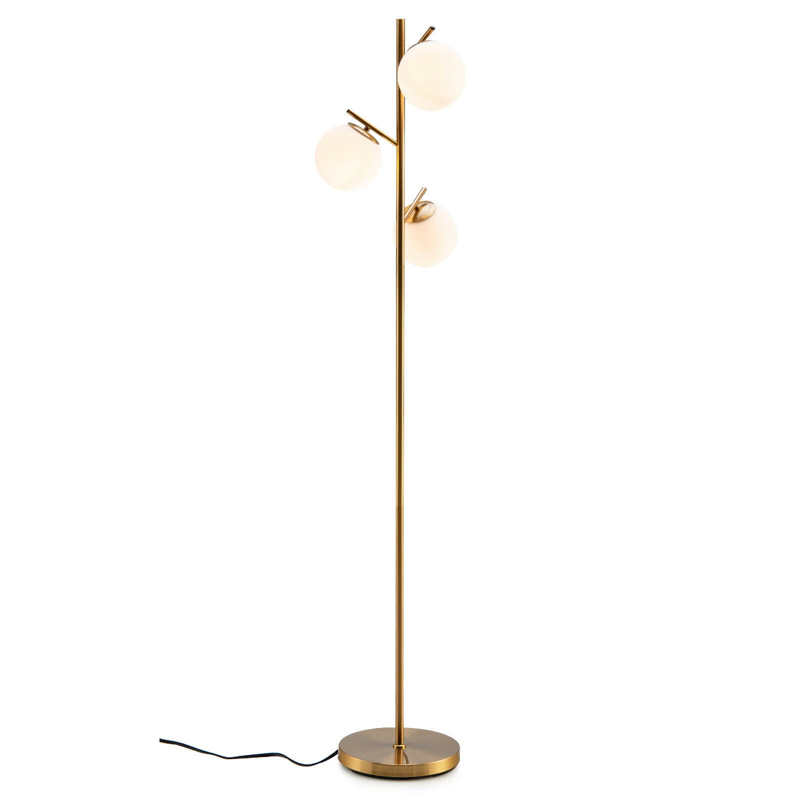 3-Globe Floor Lamp, Golden Table & Floor Lamps at Gallery Canada
