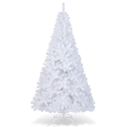 7 ft Christmas Tree, Solid Metal Stand, White Christmas Tree White at Gallery Canada