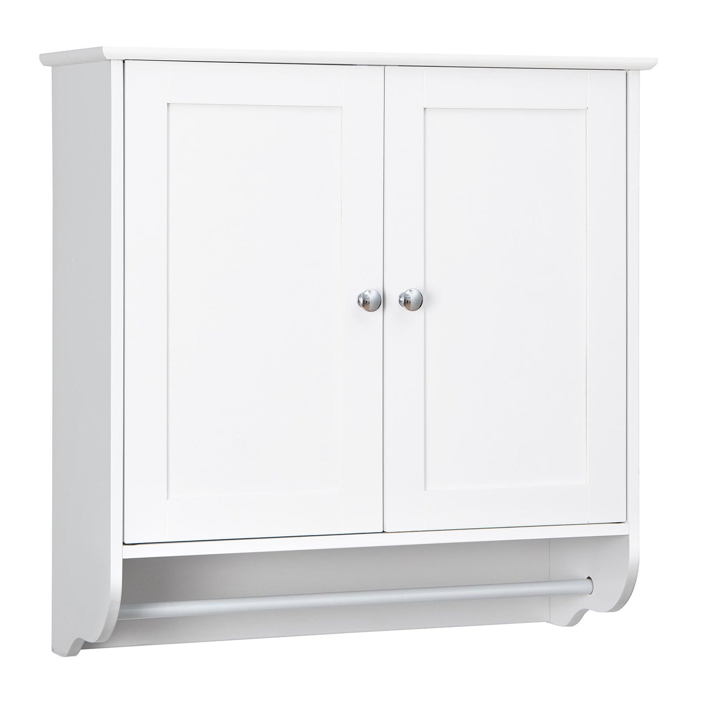 Wall Mounted Bathroom Medicine Cabinet With Towel Bar, White Wall Cabinets at Gallery Canada
