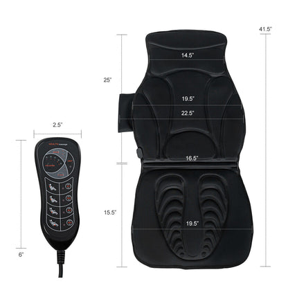 Foldable Full Body Massage Mat with 10 Vibration Motors, Black Back Massager at Gallery Canada