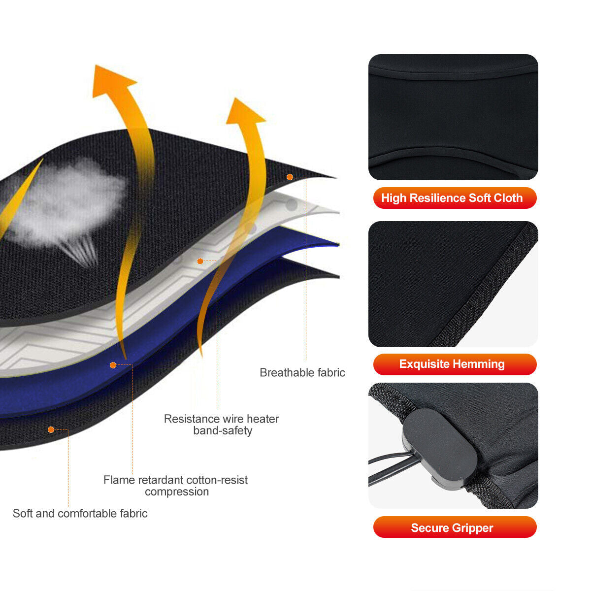 Foldable Full Body Massage Mat with 10 Vibration Motors, Black Back Massager at Gallery Canada