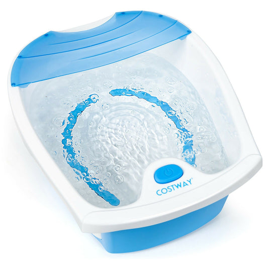 Foot Spa Bath with Bubble Massage, Blue - Gallery Canada