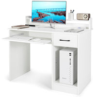 Thumbnail for Study Laptop Table with Drawer and Keyboard Tray - Gallery View 8 of 11