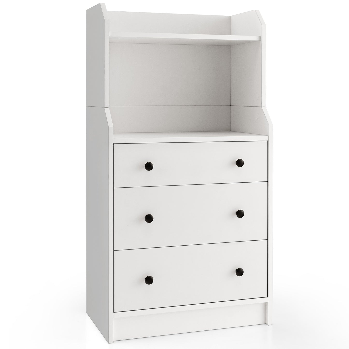 Modern Storage Dresser with Anti-toppling Device, White Dressers & Chests at Gallery Canada