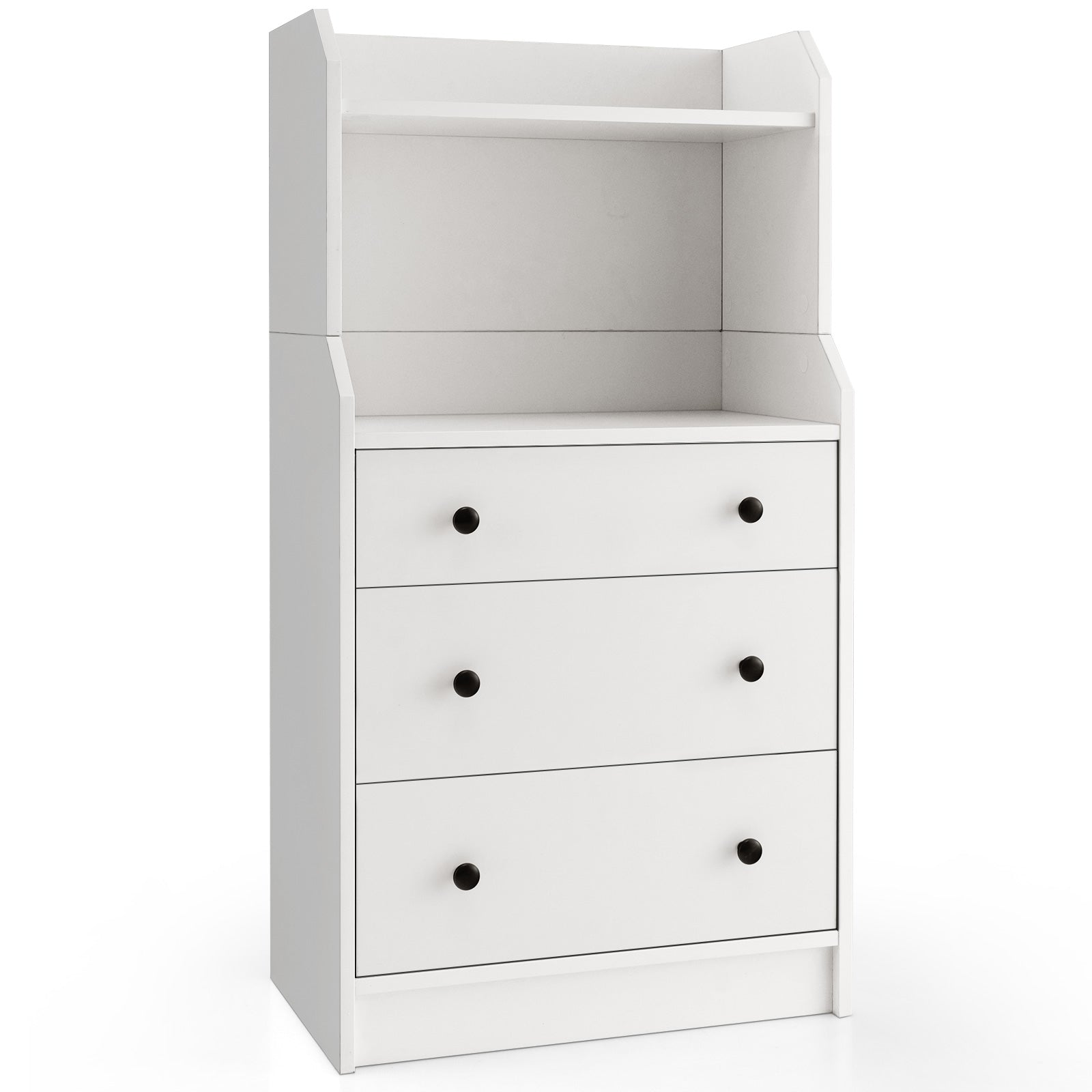 Modern Storage Dresser with Anti-toppling Device, White Dressers & Chests at Gallery Canada