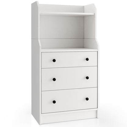 Modern Storage Dresser with Anti-toppling Device, White Dressers & Chests at Gallery Canada