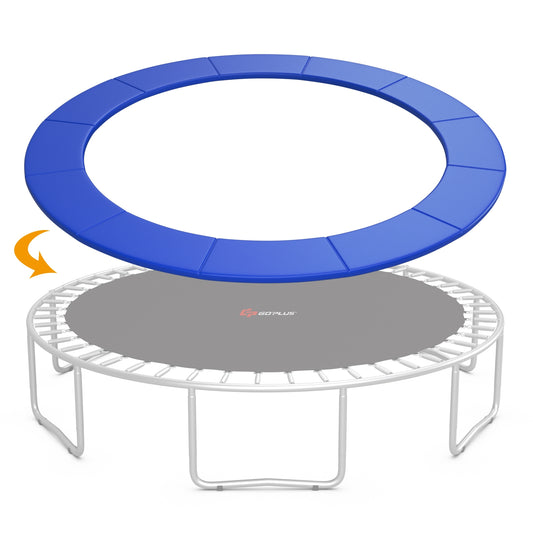 12 Feet Waterproof and Tear-Resistant Universal Trampoline Safety Pad Spring Cover, Blue Trampoline Accessories Blue at Gallery Canada