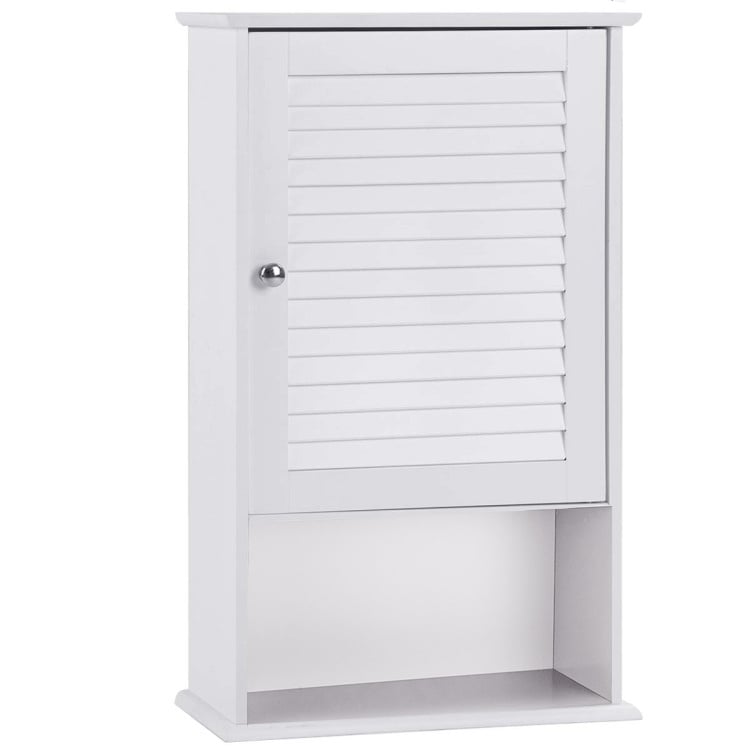 27.5 Inch H Wall Hanging Bathroom Storage Cabinet, White Wall Cabinets at Gallery Canada