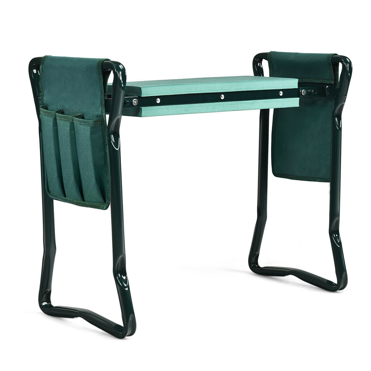 Folding Garden Kneeler and Seat Bench, Green Garden Tools at Gallery Canada