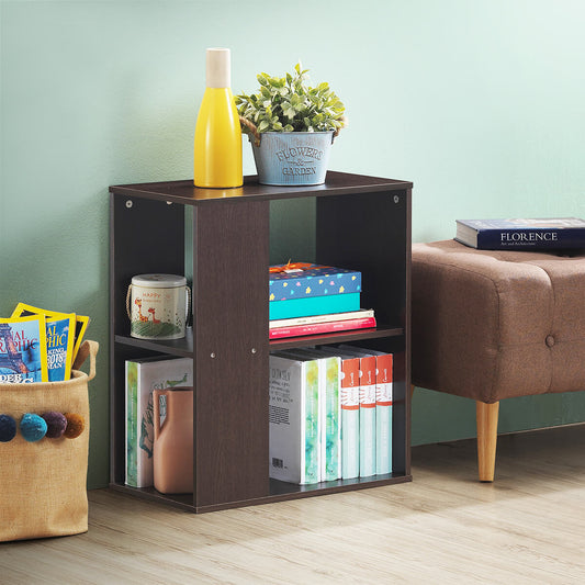 3-Tier Side End Table with Storage Shelves , Brown End & Side Tables Brown at Gallery Canada