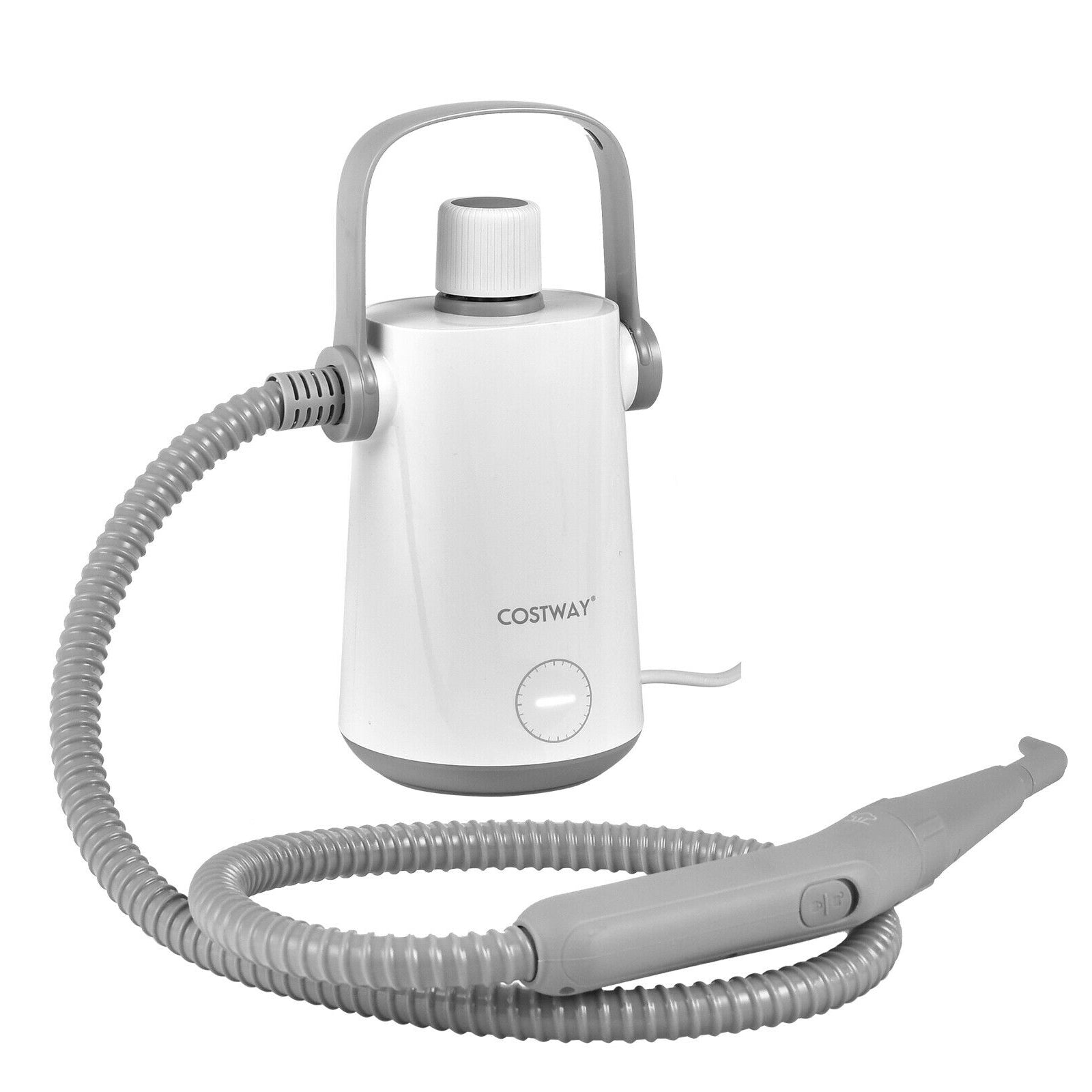 1000W Portable Hand-Held Steam Cleaner, 10 Accessories, Gray Vacuums & Cleaners Gray at Gallery Canada
