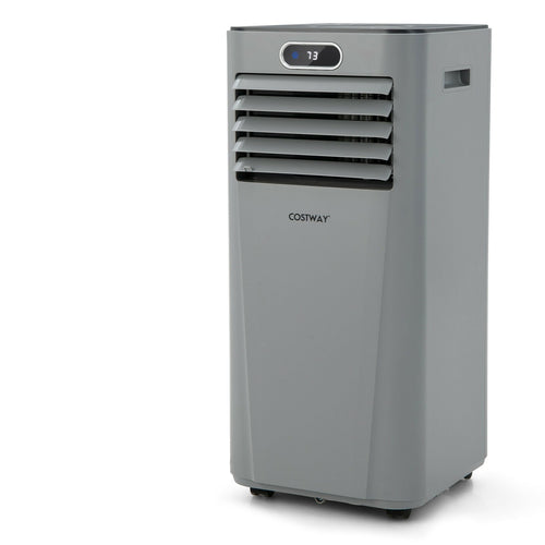 8000BTU 3-in-1 Portable Air Conditioner with Remote Control, Gray