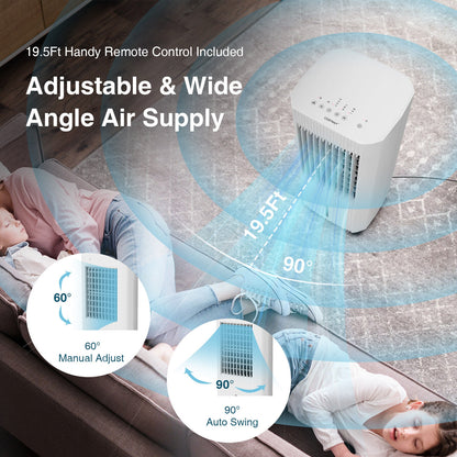3-in-1 Evaporative Air Cooler with 3 Modes, White Air Coolers at Gallery Canada