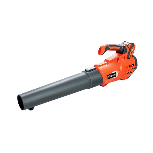 Electrical Cordless Leaf Blower with Battery and Charger, Orange at Gallery Canada