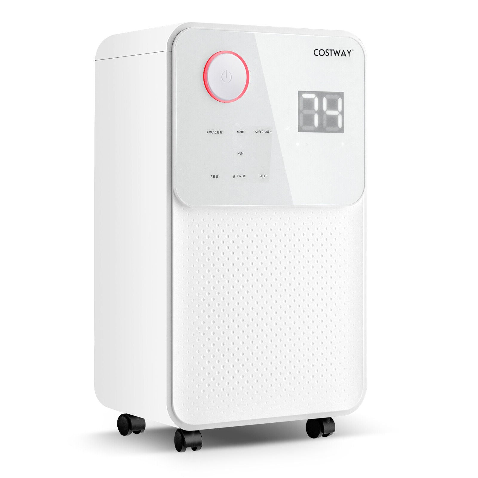 32 Pints 2000 Sq. Ft Dehumidifier for Home and Basements with 3-Color Digital Display, White Dehumidifiers White at Gallery Canada