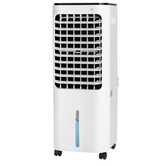 4-in-1 Evaporative Air Cooler with 12L Water Tank and 4 Ice Boxes, White - Gallery Canada
