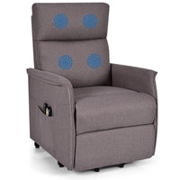 Thumbnail for Power Lift Massage Recliner Chair for Elderly with Heavy Padded Cushion - Gallery View 9 of 12