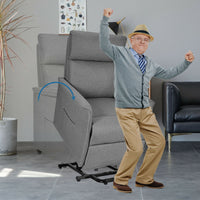 Thumbnail for Power Lift Massage Recliner Chair for Elderly with Heavy Padded Cushion - Gallery View 2 of 12