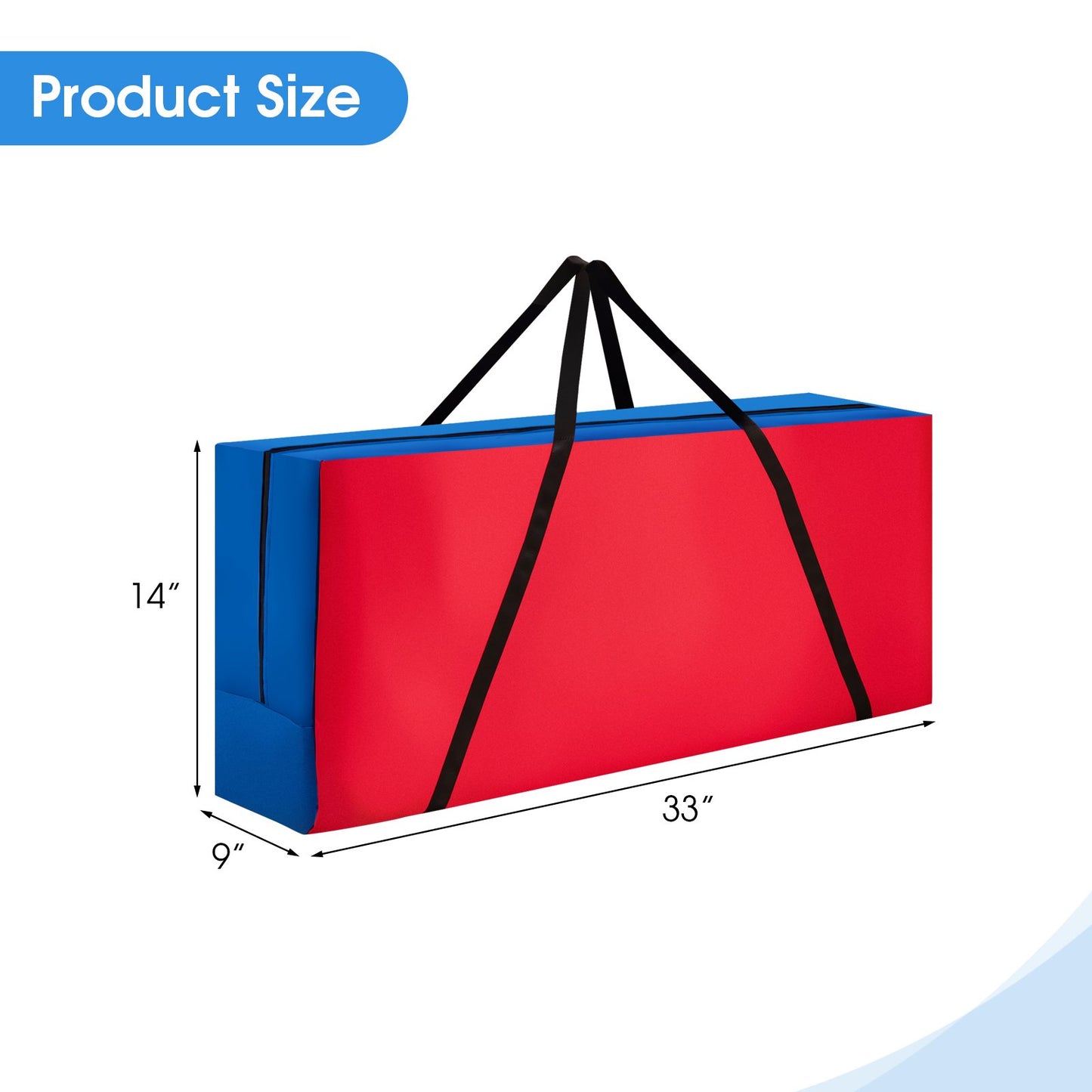 Giant 4 in A Row Storage Carrying Bag for Jumbo 4-to-Score Game Set Only Bag, Blue