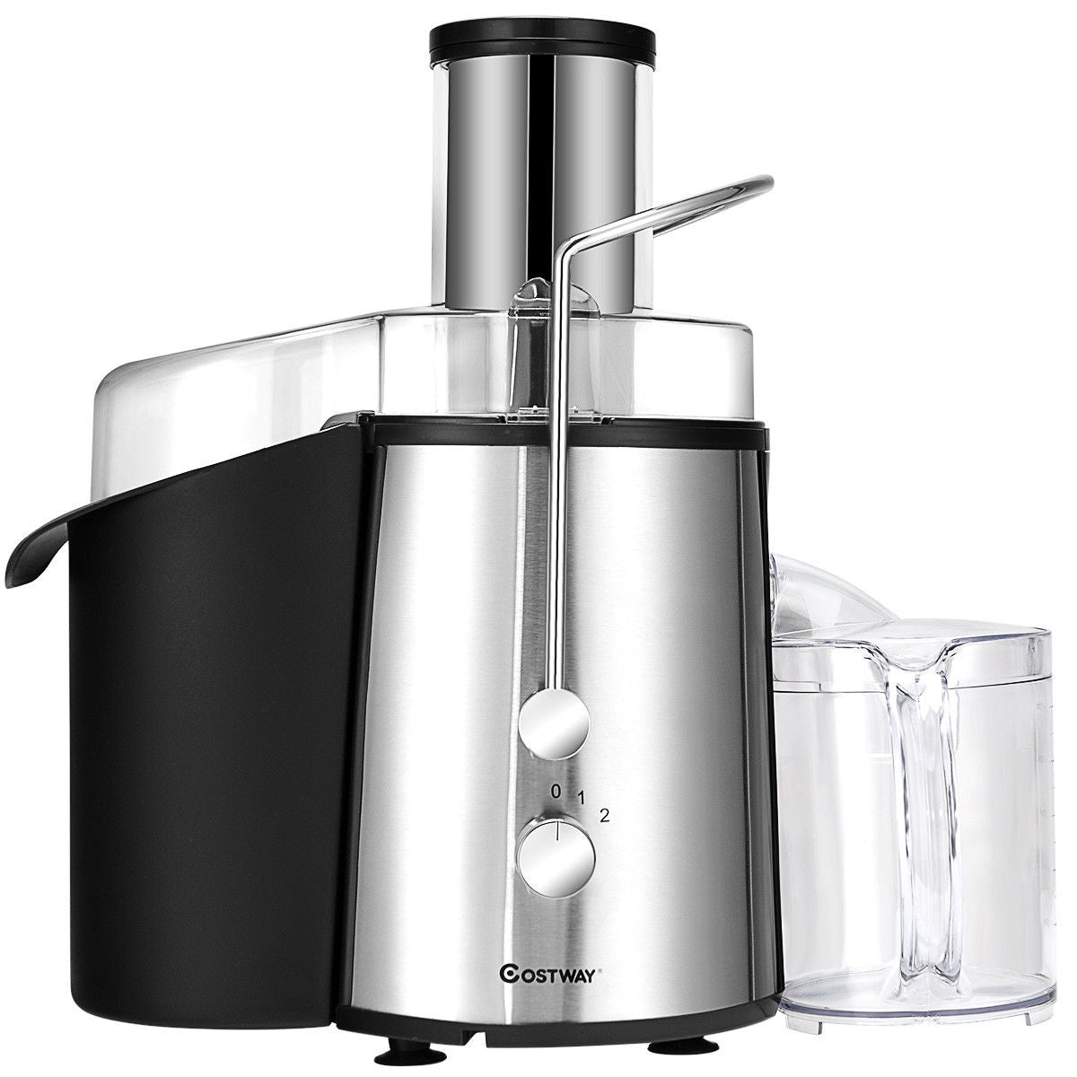 2 Speed Electric Juice Press for Fruit and Vegetable, Silver Juicers & Coffee Machines Silver at Gallery Canada
