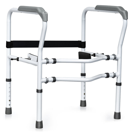 Steel Safety Toilet Rail, With Fixable Clamp, White Bath Safety White at Gallery Canada