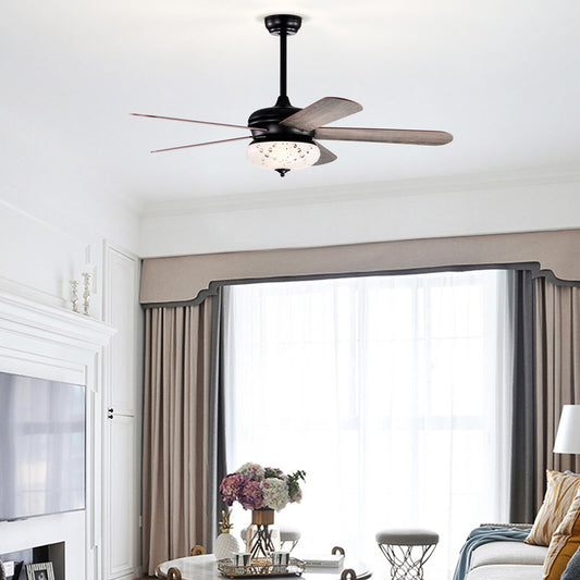 52 Inches Ceiling Fan with Remote Control, Oak - Gallery Canada
