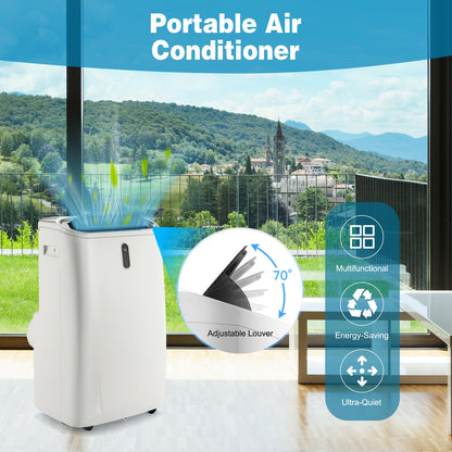 12000 BTU Portable Air Conditioner, Smart Control, White Portable Air Conditioners at Gallery Canada