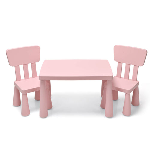 Toddler Table And Chair Set, 3 Pieces, Pink